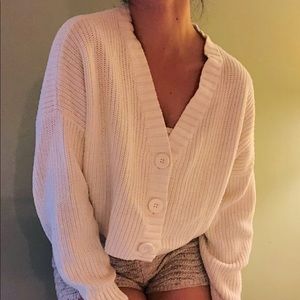 Casual Knit Crop Sweater